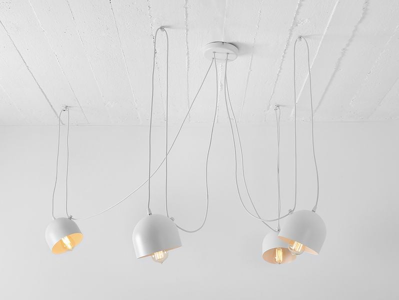 Lampa wisząca POPO 4 – biały zdjęcie 1