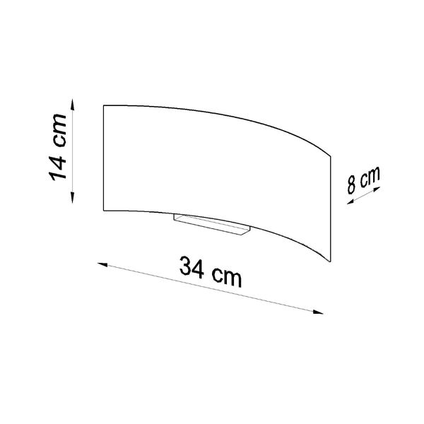 Kinkiet MAGNUS biały zdjęcie 4