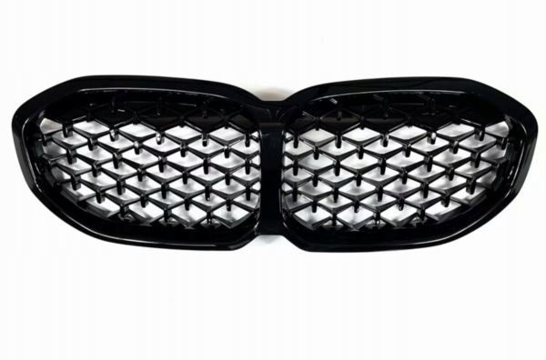 GRILL BMW 1S F40, F41 DIAMEND SHINNY GLOSSY BLACK zdjęcie 2