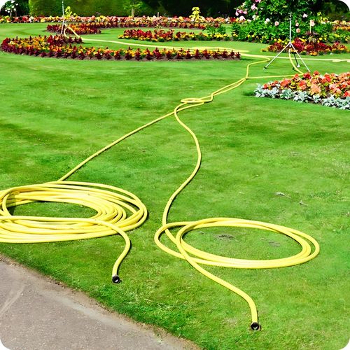 WĄŻ OGRODOWY 3/4" 30m WZMACNIANY MEGA WYTRZYMAŁY Do podlewania ogrodu żółty na Arena.pl