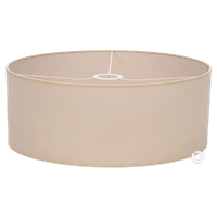 Abażur tkaninowy Cerlux 60x25 cm beżowy | Klasyczny klosz E27 E14 KLOSZ