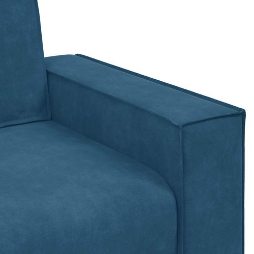 Sofa Fotel Niebieski 59 cm Aksamit na Arena.pl