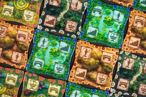 Babilon - strategiczna gra planszowa - budowanie trójwymiarowego ogrodu na Arena.pl