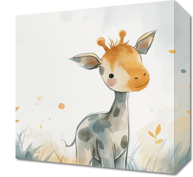 Obraz 30x30cm Mała Żyrafka zdjęcie 1