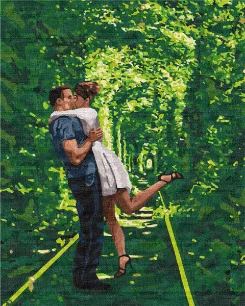 Malowanie po numerach - Łuk miłości 40x50 zdjęcie 1