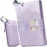 Torba na laptopa 16" Wodoodporna z etui na gadżety Fioletowa INNOSTYLE