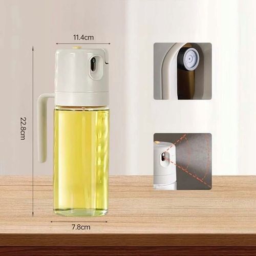 SPRYSKIWACZ DO OLIWY OLEJU SZKLANY DOZOWNIK SPRAY ATOMIZER WYGODNY 550ML na Arena.pl