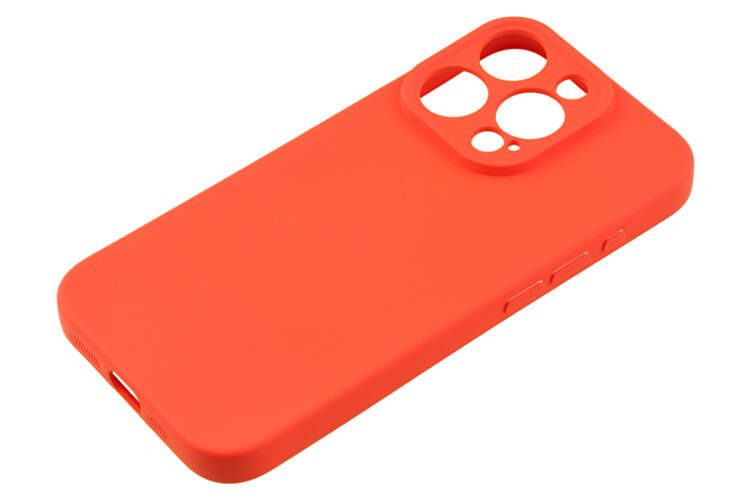 Etui silikonowe Tint do Apple iPhone 15 Pro czerwony zdjęcie 1