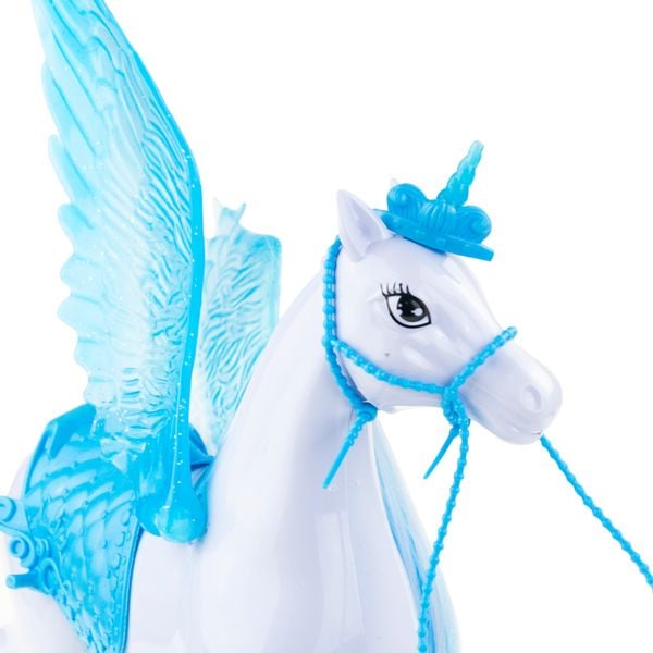 KARETA DLA LALKI Z PEGAZEM JEDNOROŻCEM I LALKĄ KAROCA LODOWA KRAINA zdjęcie 8