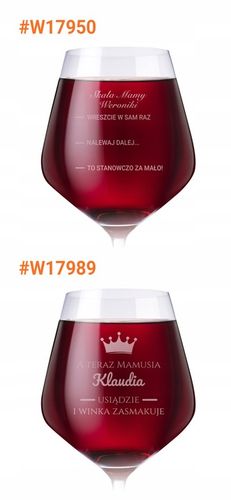 Kieliszek do Wina Krosno Prezent na Urodziny 18-99 Elegancki Duży 860 ml na Arena.pl