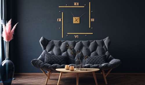 Zegar Ścienny Drewniany Do Salonu Domu Bardzo Duży 90 cm 3D Loft Vintage na Arena.pl