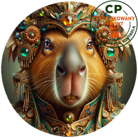 Opłatek waflowy na tort - Kapibara