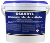 Klej do Wykładzin Podłogowych OSAKRYL Winyl Korek Styropian Filc PCV 7kg