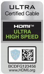 CERTYFIKOWANY KABEL HDMI 2.1 UHD 8K 4K 60/120Hz CONNECTIONLAB UHDC 2m zdjęcie 2