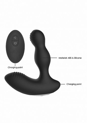 Remote Controlled E-Stim & Vibrating Prostate Massager - Black na Arena.pl