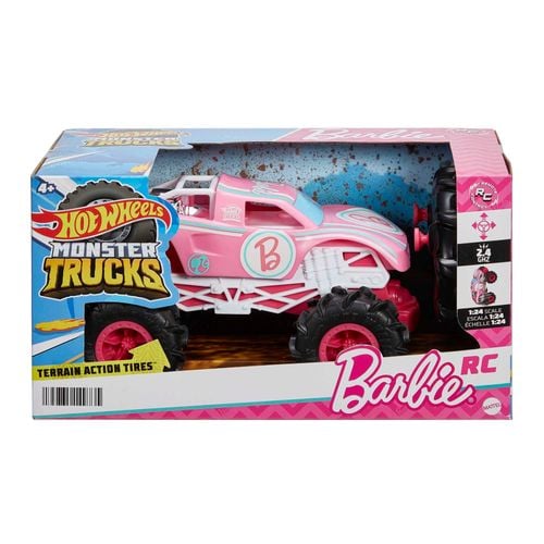 Hot Wheels Monster Truck R/C Barbie 1:24 Pojazd zdalnie sterowany HNV02 na Arena.pl