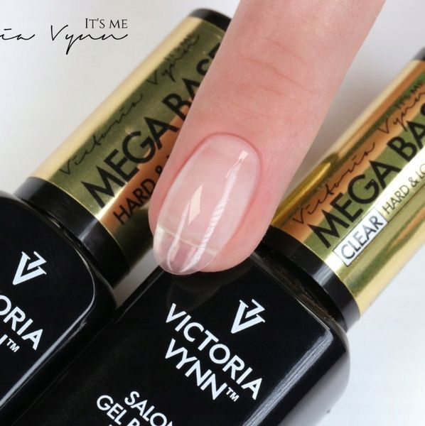 VICTORIA VYNN BAZA BUDUJĄCA MEGA BASE HARD&LONG NAILS CLEAR 8ML zdjęcie 3