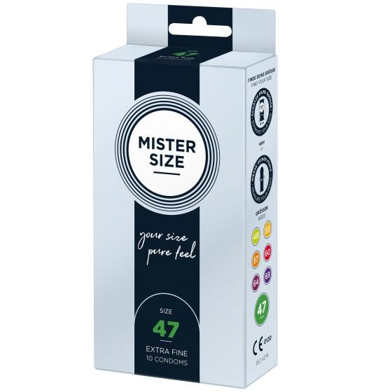 Mister.size 47 Mm Condoms 10 Pieces zdjęcie 1
