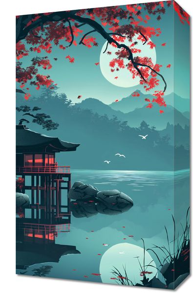 Obraz 30x50cm Japoński Pawilon zdjęcie 1