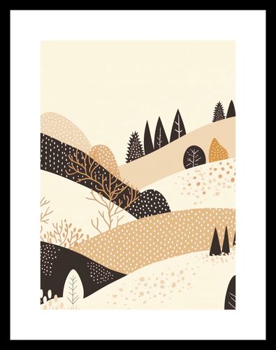 Plakat 40x55cm Jesień w Wzgórzach na Arena.pl