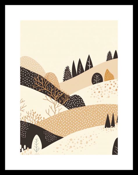 Plakat 40x55cm Jesień w Wzgórzach zdjęcie 3