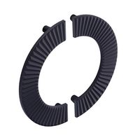 Uchwyt do mebli półokrąg czarny matowy CB1193Z128.N2 1szt.