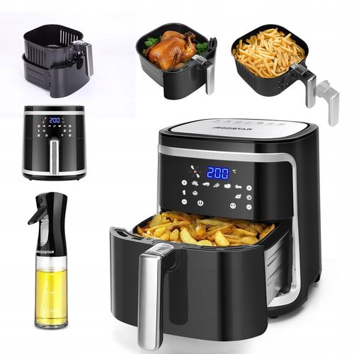 Frytkownica Beztłuszczowa XXL Aigostar Cube Air Fryer 1900W 7L na Arena.pl