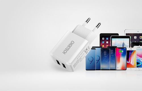 ZASILACZ ŁADOWARKA SIECIOWA DO KAMER 2A, 2xUSB na Arena.pl