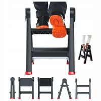 DRABINKA DRABINA WARSZTAT DOM SKŁADANA DWUSTOPNIOWA KLD4565c - 150kg