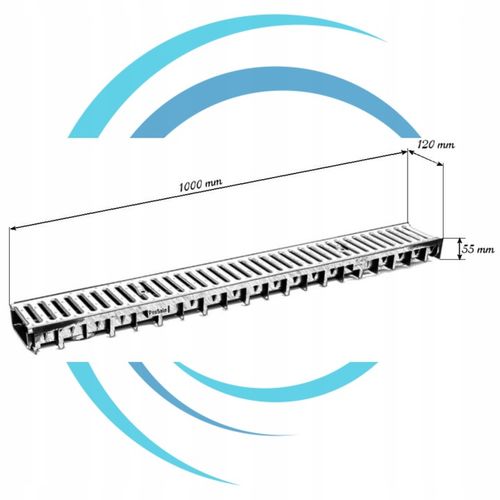 Kanał odwodnieniowy z rusztem ocynkowanym A15 liniowy AXHELL ForU30 na Arena.pl