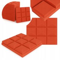 Pianka akustyczna KOSTKA wypukła 30x30x5 cm Panel wygłuszający BUFFO