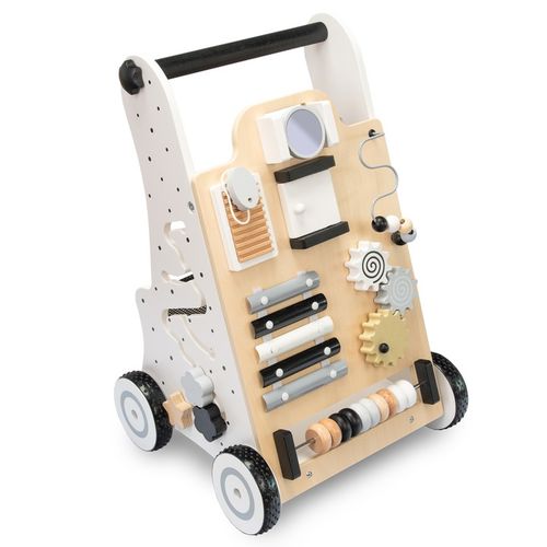 CHODZIK PCHACZ INTERAKTYWNY DLA DZIECI JEŹDZIK EDUKACYJNY 2W1 CZARNO-BIAŁY na Arena.pl