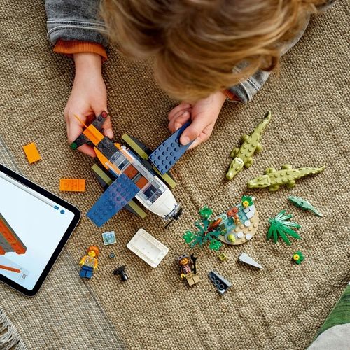 LEGO City 60425 Wodolot badaczki dżungli klocki figurki torba prezentowa na Arena.pl