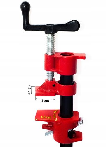 ŚCISK STOLARSKI ZACISK MOCNY RUROWY BEZKOŃCOWY 3/4" ZESTAW x 4 SZT na Arena.pl