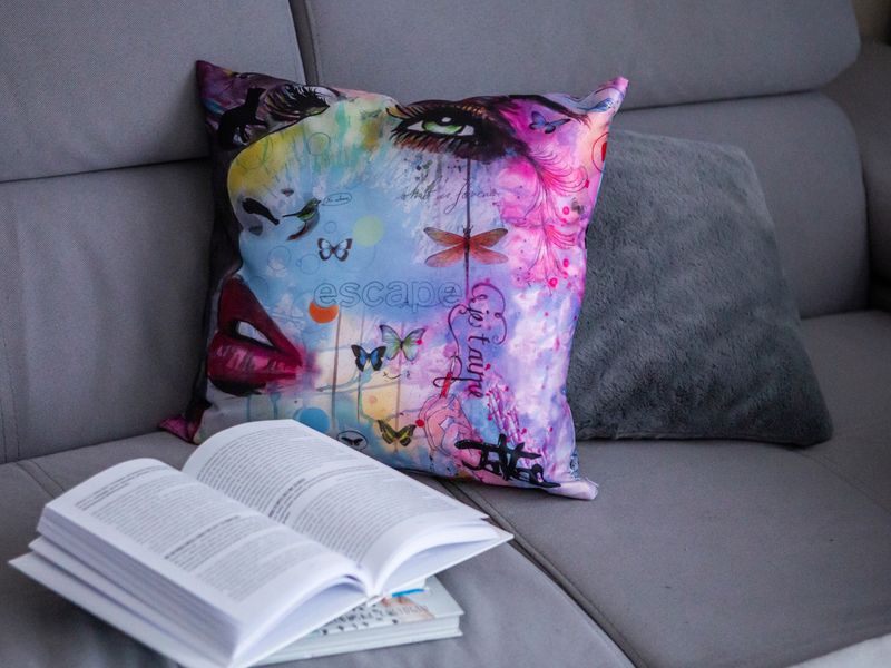 Poduszka z wypełnieniem/suwak - Loui Jover (CARMANI) zdjęcie 4