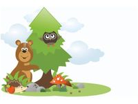 60X40CM MISIO SOWA OBRAZ