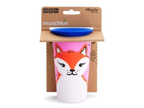 MUNCHKIN KUBEK 360 ECO WILDLOVE LIS, 266 ML na Arena.pl