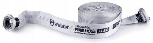 WĄŻ STRAŻACKI DO POMPY BIAŁY FAST-FIX MOCNY DŁUGI DO WODY SZAMBA 1" 20M na Arena.pl