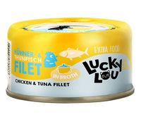 Lucky Lou Extrafood Kurczak I Tuńczyk W Bulionie Puszka 70G