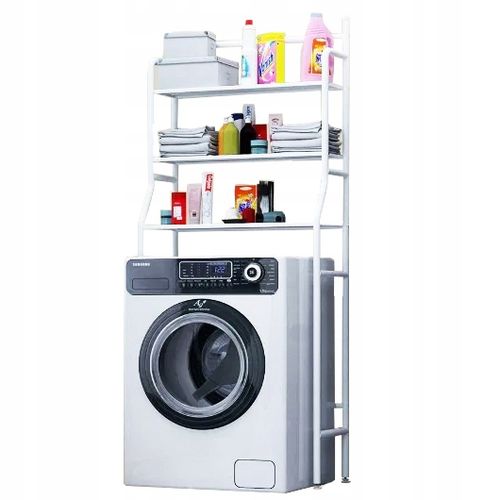 SZAFKA PÓŁKA ŁAZIENKOWA STOJĄCA NAD PRALKĘ STOJAK DO PRALNI REGAŁ 3 na Arena.pl