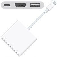 co2 przejściówka adapter kabel usb-c hdmi hub 3w1 usb typ c usb full