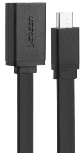 Adapter OTG Micro USB UGREEN (płaski) czarny na Arena.pl