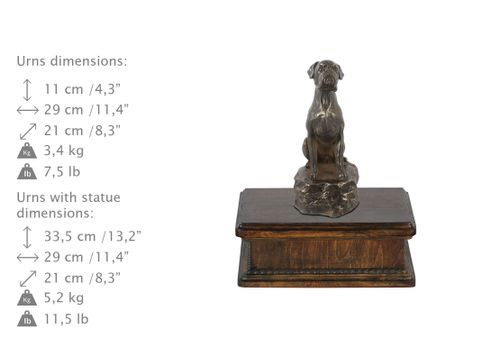 Bokser siedzący- eksluzywna urna na Arena.pl