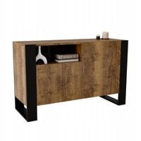 Komoda KARO 120 Dąb Lancelot Retro Loft salon szafa Sypialnia hol