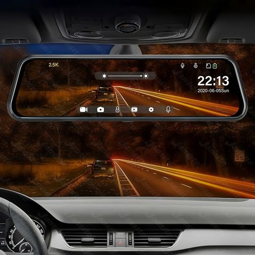 WIDEOREJESTRATOR JAZDY DOTYKOWY KAMERA COFANIA REJESTRATOR PRZÓD TYŁ MenuPL na Arena.pl