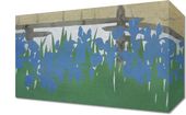 Obraz 30x20cm Irises, Sekka Japoński Vintage do Salonu