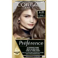 Farba do włosów perłowy jasny brąz LOREAL Preference 6.21