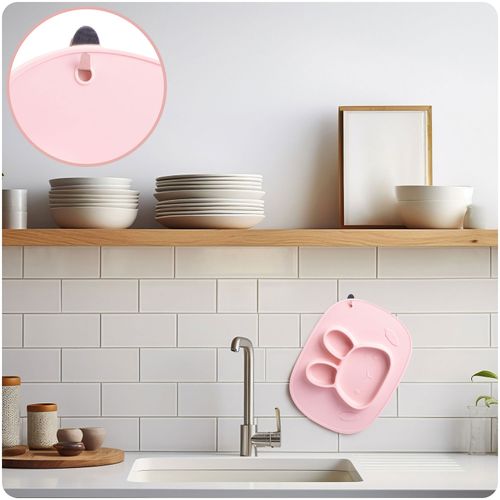 Talerzyk dla dzieci silikonowy do karmienia Królik Ricokids na Arena.pl