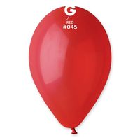 Balony pastelowe czerwony #045, 26 cm 3 szt.