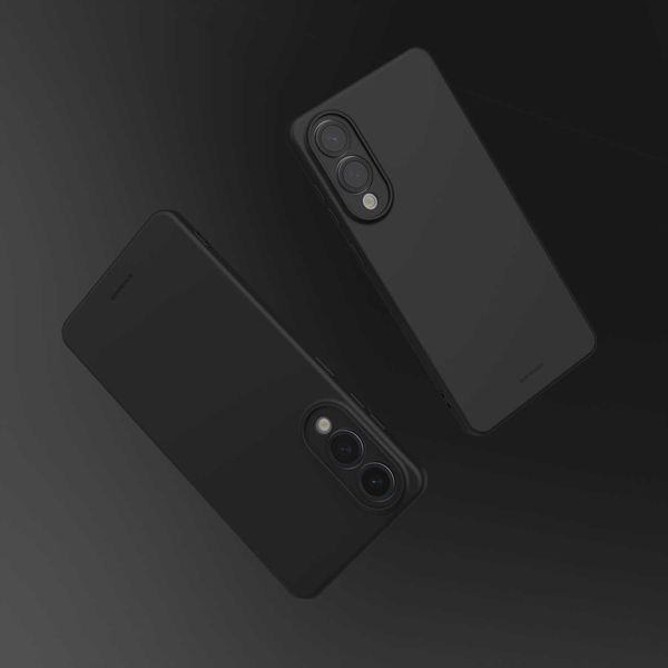 Spacecase Silicone Case 3.0 Galaxy S25 Edge Black zdjęcie 5